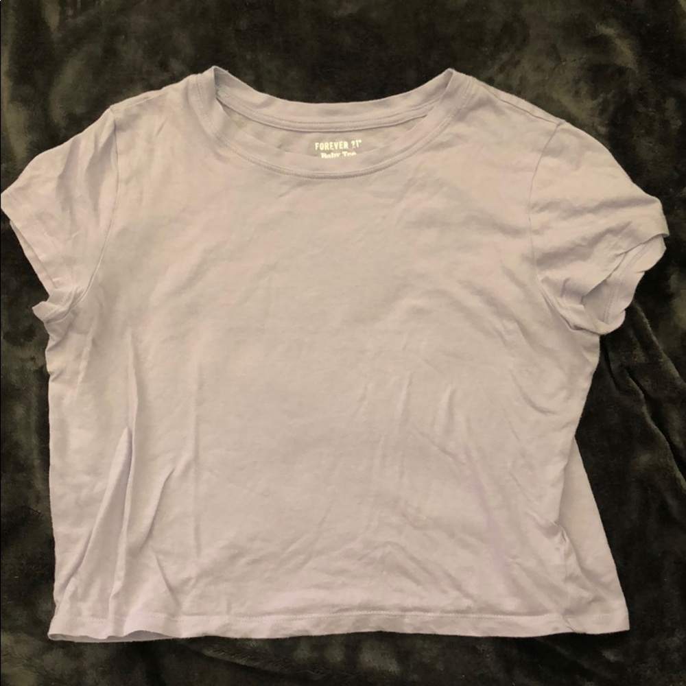 Lavender Baby Crop Tee!!!!
